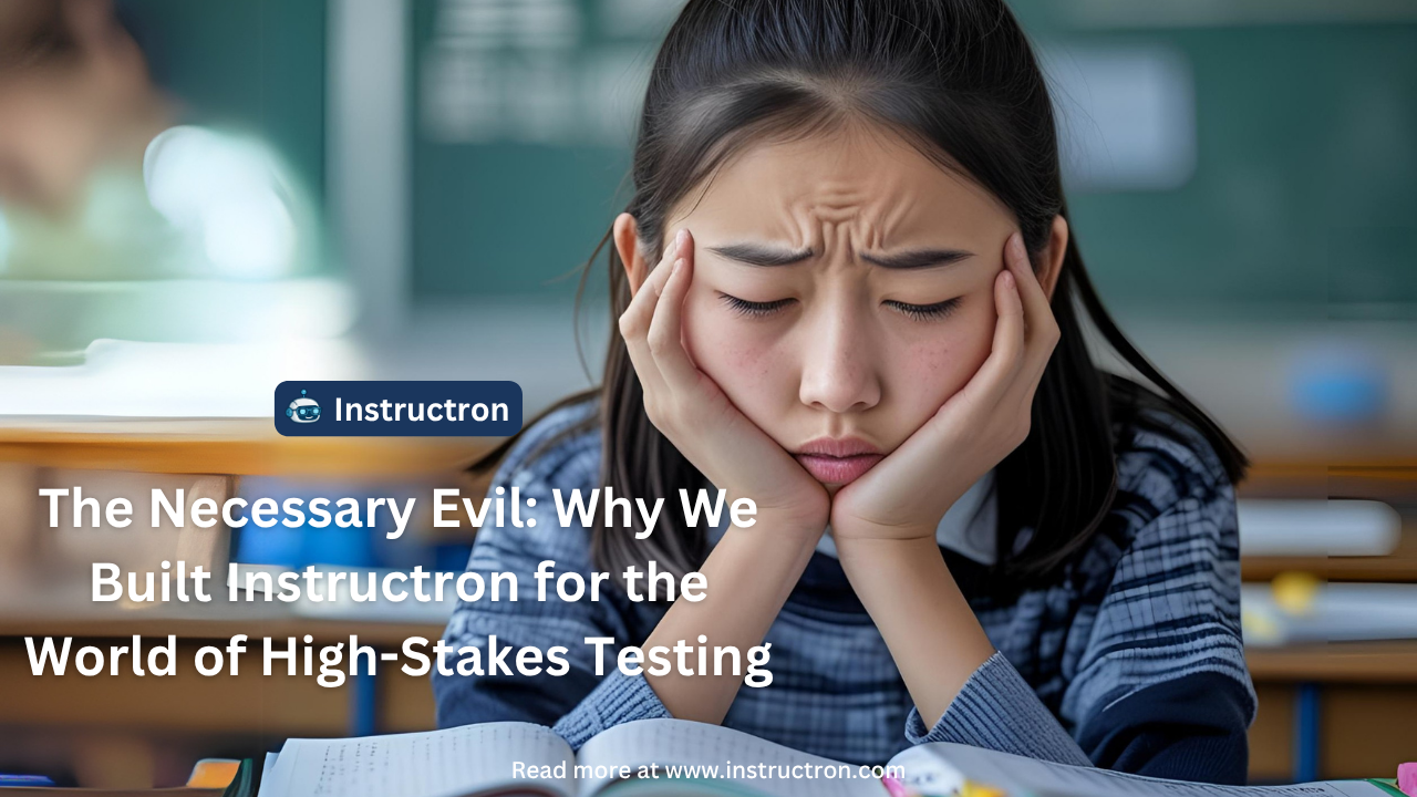 The Necessary Evil: Why We Built Instructron for the World of High ...